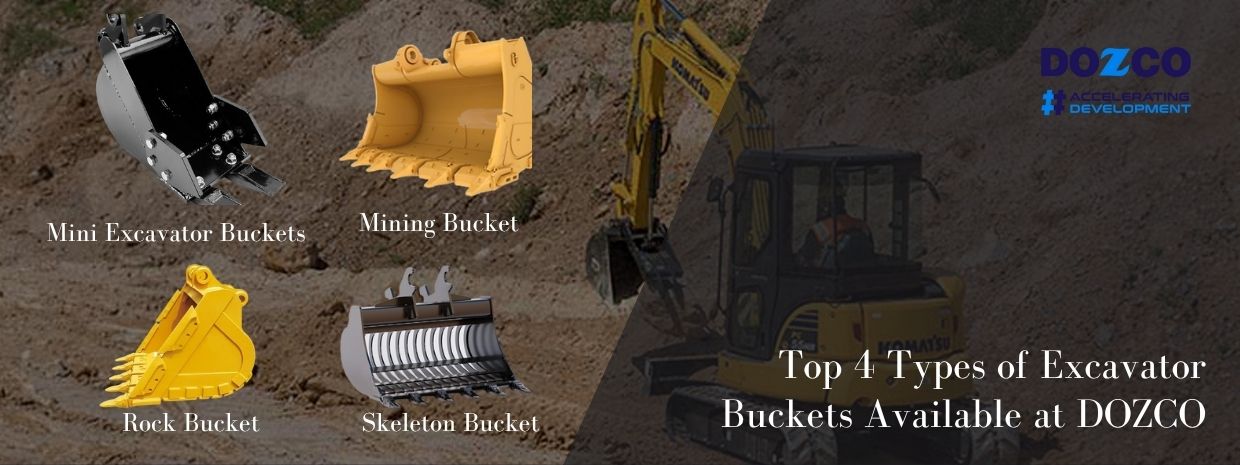 Types of Excavator Buckets