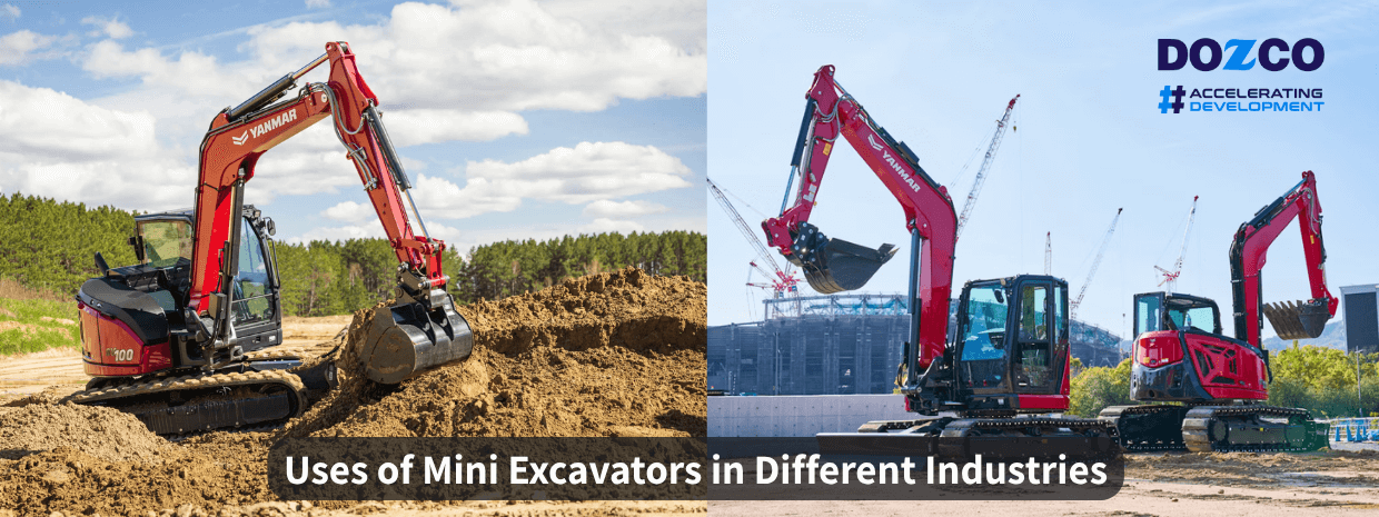 Uses of Mini Excavators in Different Industries