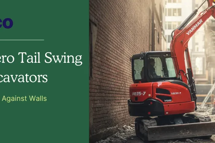 Zero Tail Swing in Compact Excavators