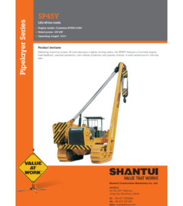 Shantui Pipe Layer SP45Y