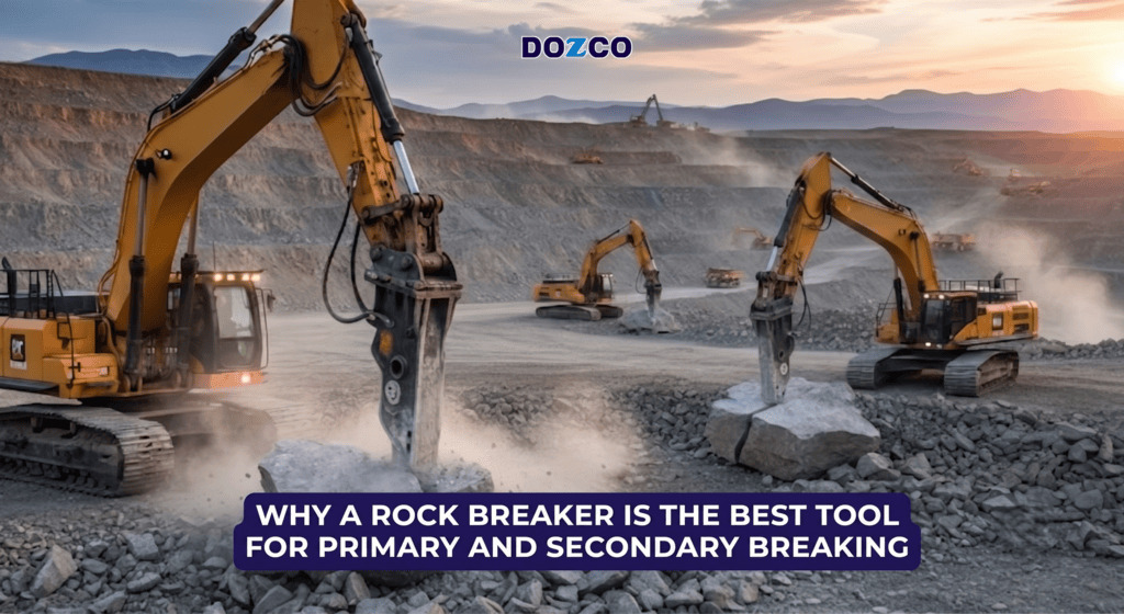 Why a Rock Breaker is the Best Tool for Primary and Secondary breaking