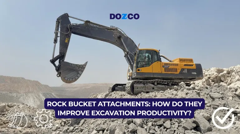 How Rock Bucket Attachments Improve Excavation Productivity