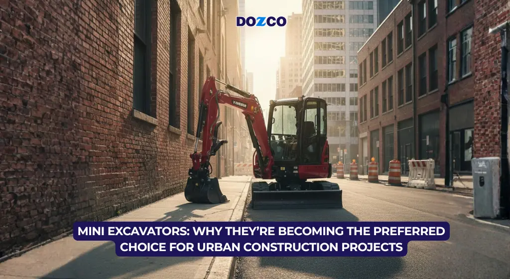 Mini Excavators: Why They’re Becoming the Preferred Choice for Urban Construction Projects