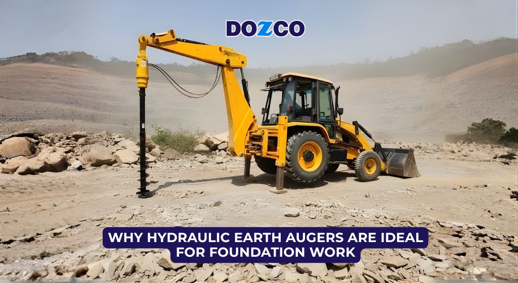 Why Hydraulic Earth Augers Are Ideal for Foundation Work