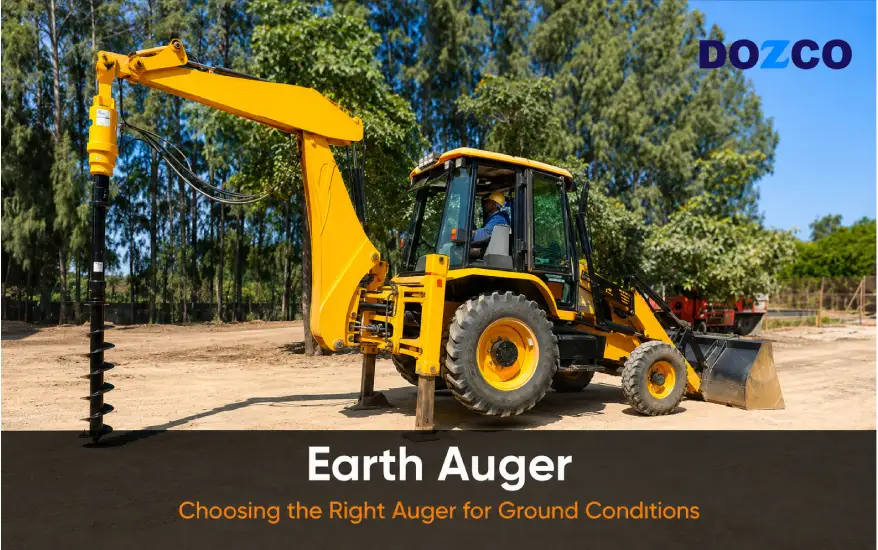 How to Choose the Right Earth Auger for Different Ground Conditions