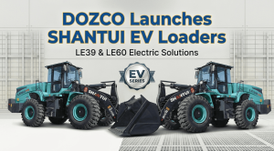 DOZCO Launches SHANTUI EV Loaders LE39 & LE60
