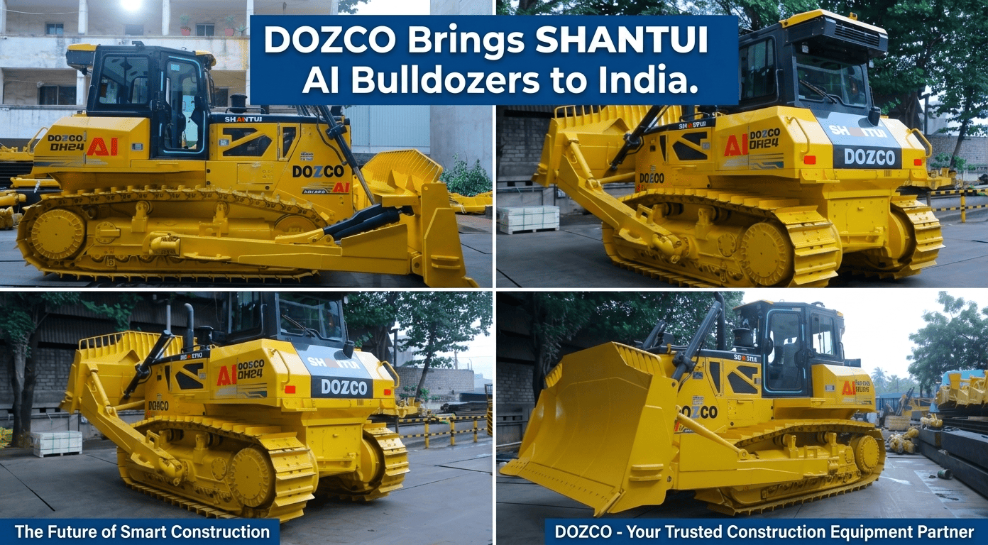 DOZCO Brings SHANTUI AI Bulldozers in India