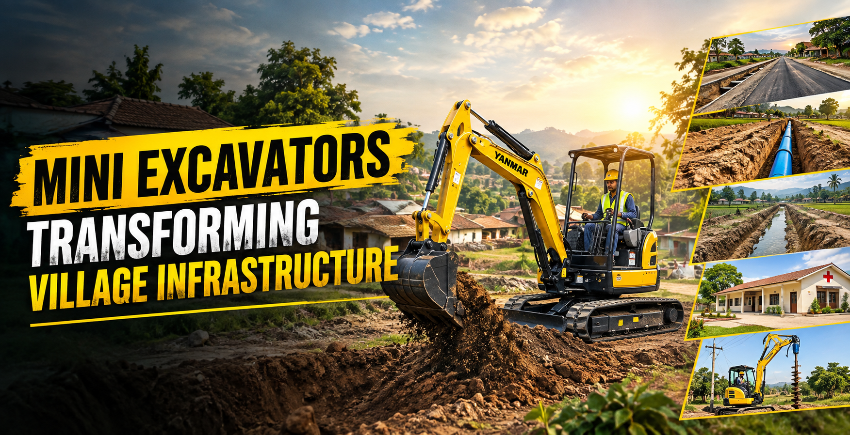 Building Rural India: How Mini Excavators Are Transforming Village Infrastructure