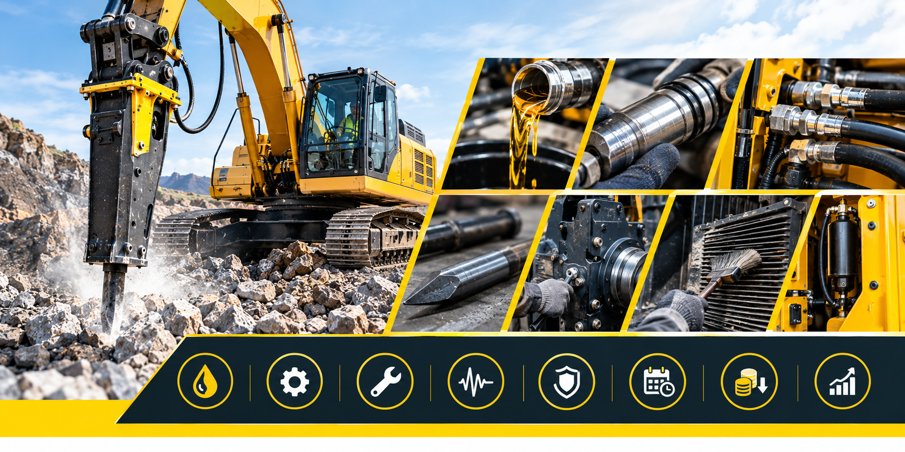 Rock Breaker Maintenance Tips to Improve Performance and Life